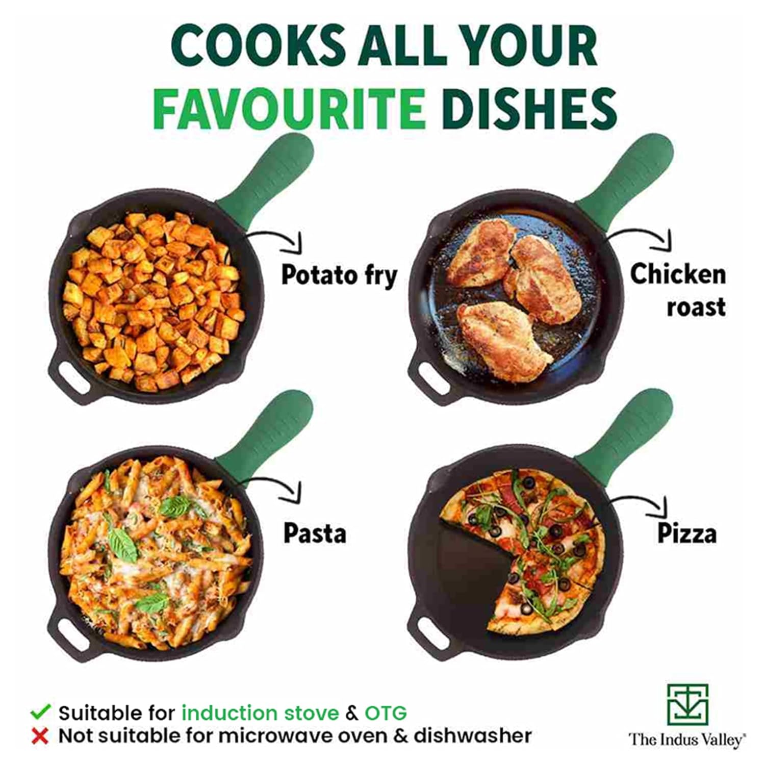 Super Smooth Cast Iron Fry Pan Or Skillet With Silicone Grip - Small 20.3cm, 8 Inch, 1.3 Liters, 2.3 Kg | Induction Friendly, Nonstick, Pre-Seasoned Fry Pan, 100% Pure & Toxin Free, Black Super Smooth Cast Iron Fry Pan Or Skillet With Silicone Grip - Small 20.3cm, 8 Inch, 1.3 Liters, 2.3 Kg | Induction Friendly, Nonstick, Pre-Seasoned Fry Pan, 100% Pure & Toxin Free, Black