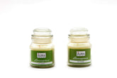 LEMON GRASS JAR CANDLE SET OF 2 | PERFECT FOR GIFT ANNIVERSARY, BIRTHDAY CANDLE