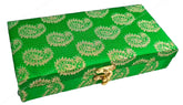 Decorative & Attractive Box Cash Box, Shagun Box, Jewellery Box, Money Box Envelop Wedding, Gift Box, Bangel Box Potli Design, Colour - Green