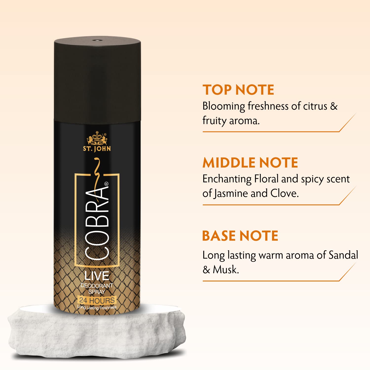 St. john Cobra Sports, Cool & Live Deodorants Body Spray 450ml 15.2 Fl.oz. Pack Of 3| Perfect For Husband & Wife St. john Cobra Sports, Cool & Live Deodorants Body Spray 450ml 15.2 Fl.oz. Pack Of 3| Perfect For Husband & Wife