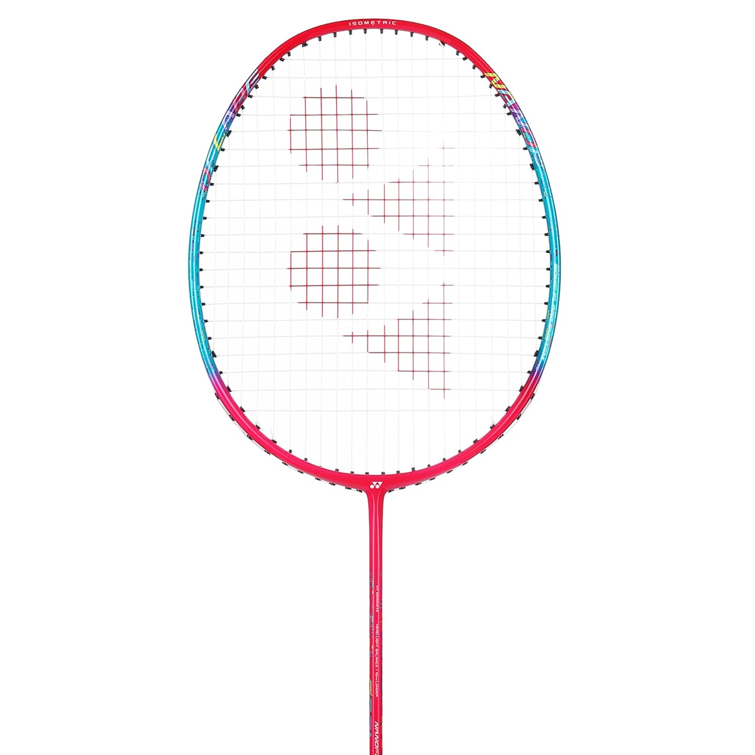 Yonex Graphite Badminton Racquet NANOFLARE 002 FEEL, G4 4U, Colour - Cyan & Red, Grip Size - 4 1/2 Inches Yonex Graphite Badminton Racquet NANOFLARE 002 FEEL, G4 4U, Colour - Cyan & Red, Grip Size - 4 1/2 Inches
