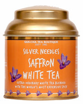 San-Cha Silver Needles Saffron White Tea - 25gm, 0.8 Ounce | Promotes Healthy & Glowing Skin - Low Caffeine, Richest In Antioxidants