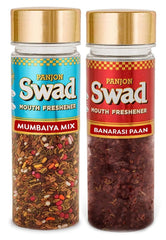 Panjon Swad Mumbaiya Mix & Banarasi Paan Mouth Fresheners 460gm, (230gm *2 Bottles)