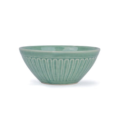 Ceramic Large Serving Bowls Set Of 1 Pc - 1400ml, Light Mint | Premium Ceramic Bowl - Large Size | Microwave Safe Bowl - Bowl Set Of Glossy Finish | Ceramic Bowl - Bowl Set For Gift
