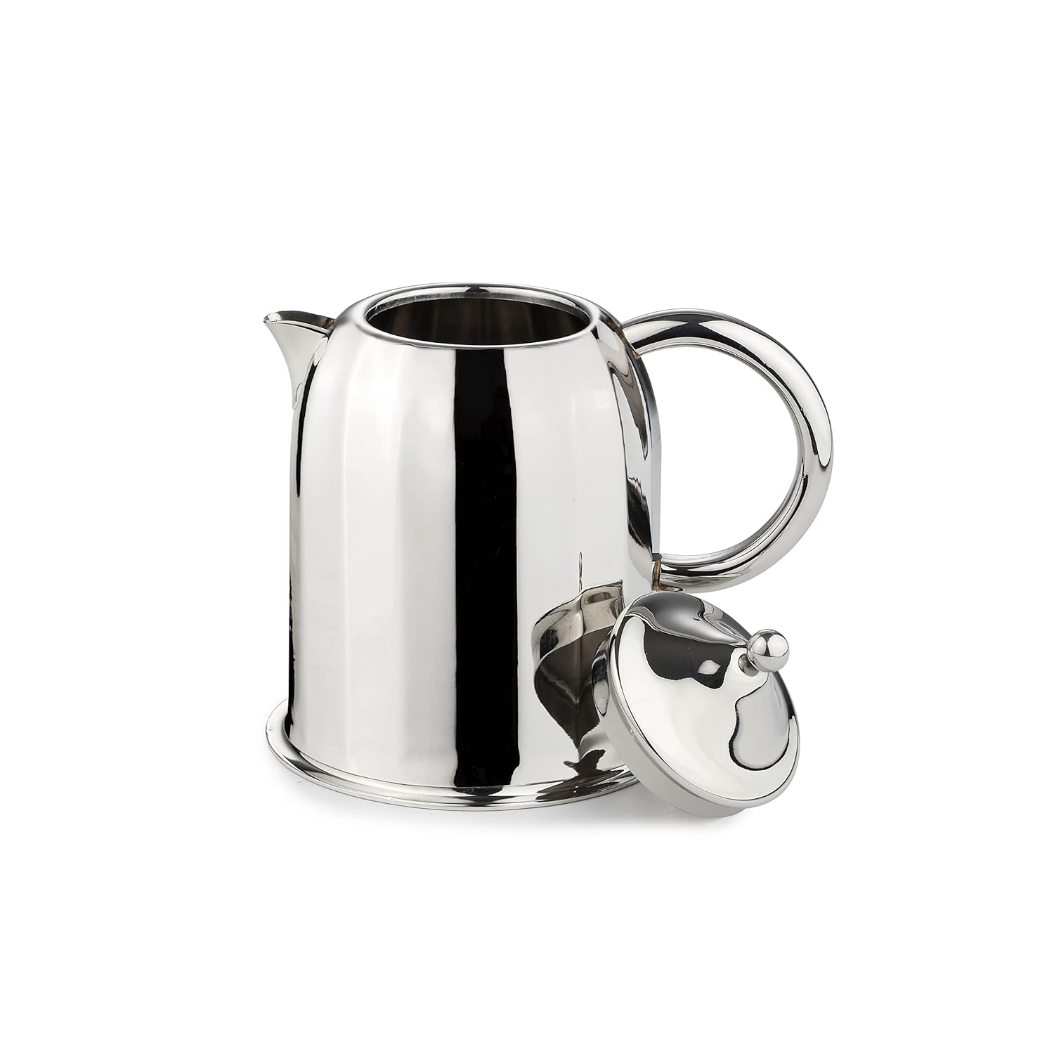 Chrome Stainless Steel Coffee Pot With Mug Set - Dome Series | Corporate Gifting For Diwali - 1 Dome Coffee Pot + 4 Mug | Unbreakable Tea & Coffee Cup With Mirror Polish | Serve Ware & Tableware Chrome Stainless Steel Coffee Pot With Mug Set - Dome Series | Corporate Gifting For Diwali - 1 Dome Coffee Pot + 4 Mug | Unbreakable Tea & Coffee Cup With Mirror Polish | Serve Ware & Tableware