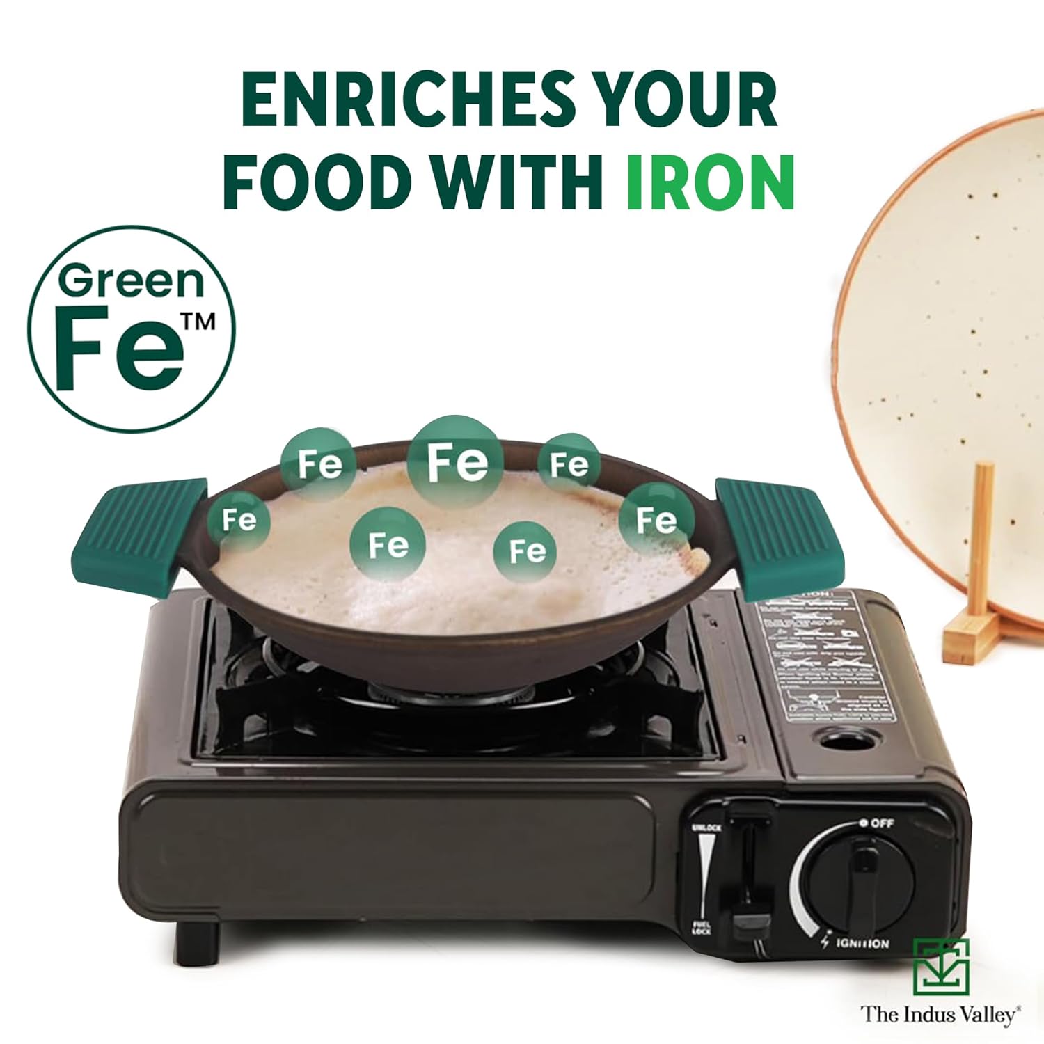 Super Smooth Black Cast Iron Appam Pan With Silicon Grip - 22cm, 8.7 Inch, 1.7 Kg | Gas Compatible, Pre-Seasoned, 100% Toxin-Free, Naturally Non-Stick, Long Lasting Super Smooth Black Cast Iron Appam Pan With Silicon Grip - 22cm, 8.7 Inch, 1.7 Kg | Gas Compatible, Pre-Seasoned, 100% Toxin-Free, Naturally Non-Stick, Long Lasting