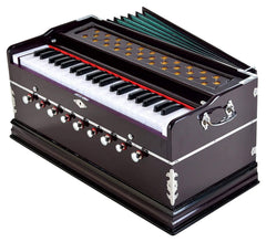 Best Harmonium 9 Stopper, Chudidaar Bellow, 42 Key, Two Reed, Bass Male, Harmonium With Cover (HAR-9STP-MEDIUM) | Handmade Instrument