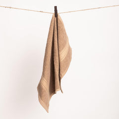Furnofy Cotton 450 Gsm Hand Towel Set Of 2 Soft, Absorbent & Quick Dry Towel For Gym, Home, Kitchen, Pool, Travel - (Beige)