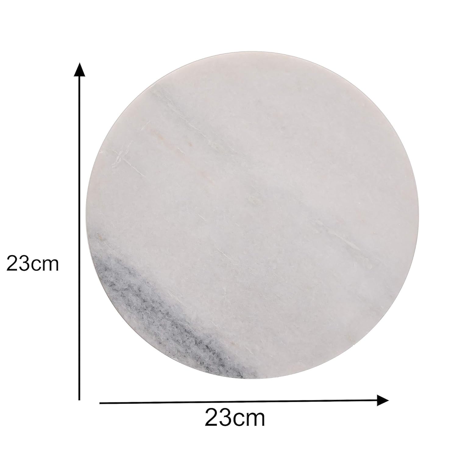 White Marble Chakla 9.5 Inch, Made In India | Conveniently Designed Chakla - Roti Maker, Rolling Board White Marble Chakla 9.5 Inch, Made In India | Conveniently Designed Chakla - Roti Maker, Rolling Board