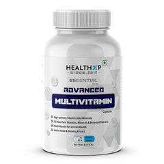Healthxp Advanced Multivitamin Minerals Boosts Immunity Enhances Energy And Recovery | 60 Capsules , 100gm 0.2lbs