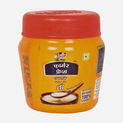 Natural Agmark Desi Ghee By Farmer Fresh | Highly Nutritious & Ayurvedic Benefits Pure Desi Ghee Perfect For Puja | 400ml (200ml * 2) 13.5 Ounce | Jar Pack