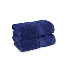 Mytrident Indulgence Collection Hand Towel 400 Gsm | 100% Cotton For Men & Women Hand Towel - Patriot Blue (Pack Of 2)