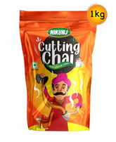 Nikunj Cutting Chai Patti - 1 Kg Pack, 35.2 Ounce | Strong Blend, Rich Taste - Loose Leaves Black Tea, Caffeine Free Chai Patti | Masala Tea Leaves, Assam Tea Real Kadak Chai