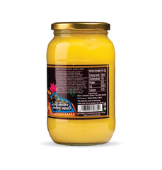 Organic Natural Gir Cow Ghee By Jivika Naturals | Good Source Of Vitamin A & Healthy Desi Ghee Perfect For Skin Care | (1 Litre) | 33.8 Ounce | Jar Pack