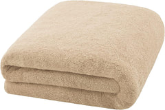 Elstone Home With Device Extra Large Premium Cotton Towel 700 Gsm | Ultra Soft & Super Absorbent Hotel & Spa Quality Towel (Cream)