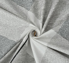 Pure Cotton Full Elastic Fitted Bedsheets For Double King Size Bed With 2 Pillow Covers | 72x78+10 Inches, White & Grey | Super Soft Brushed Glace | Breathable & Wrinkle Free