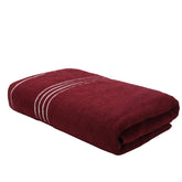 Khillayox Cotton Extra Large Size Bath Towel 450 Gsm | For Men & Women (Maroon)