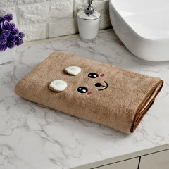 Hovent Microfiber Baby Bath Towel 400 Gsm | Large Size Super Absorbent Quality Baby Bath Towel (Brown)