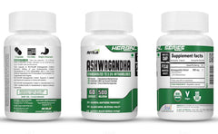 Nutrija Ashwagandha 500mg, Balances Mental & Physical Vitality, Supports Healthy Nervous System | 60 Capsules 100gm 0.2lbs