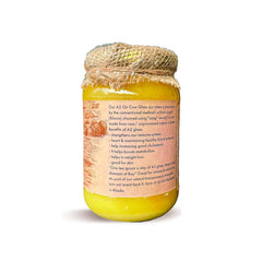 100% Natural A2 Gir Desi Cow (Kanij Kheda) Ghee By Farm ??. | Good Source Of Energy & Protein Fiber Healthy Desi Cow Ghee For Body Joint Pain | (1 Litre) 33.8 Ounce | Jar Pack