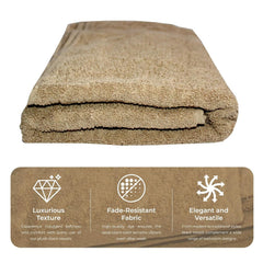 Bhapri Turkish 100% Cotton Luxury Bath Towels 500 Gsm | Lightweight Soft & Absorbent Quick Dry Plush Bathroom Towels (Golden Yellow)