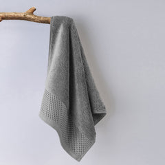 Spread Spain Hand Towels 500 Gsm | Micro Modal Large Size Highly Absorbent Soft Quick Dry Hand Towel (Grey) - 2 Pcs