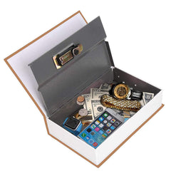 Small Dictionary Diversion Book Safe With Combination Lock, Portable Safe Box For Money, Jewellery, & Passport, Combination Lock, Colour - Blue
