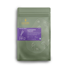 Luxmi Estates Lavender Valley Rose White Peony Tea Bags - 100gm, 3.5 Ounce, 50 Tea Bags | USDA Certified Organic White Tea - Low Caffeine Tea | Rich In Antioxidants, Gluten Free