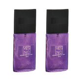 JD International Yes No Unisex Perfume - Pack Of 2 X 30ml, 1.02 Fl.oz. Each | Long Lasting Fragrance For Men And Women | Premium Apparel Scent