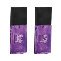 JD International Yes No Unisex Perfume - Pack Of 2 X 30ml, 1.02 Fl.oz. Each | Long Lasting Fragrance For Men And Women | Premium Apparel Scent
