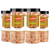 Premium Dried Afghani Anjeer By Yum Yum 1kg, (250gm*4) Each | Rich Source Of Fibre | Vitamins Calcium & Iron | Low In Calories And Fat Free | Non-gmo Dried Figs Jar Pack | 35.2 Ounce