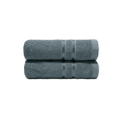Home Elegance Comfort Living Hand Towel 200 Gsm (New Grey)- Pack Of 2