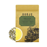 Dorje Teas First Flush Darjeeling Green Tea - 100gm, 3.5 Ounce, 40 Cups | Sweet & Flowery Flavor Mellow Gold Tea - Pure Darjeeling Spring Tea | Caffeine Free
