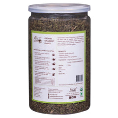 The Indian Chai Organic Spearmint Tea Leaves - 100gm, 3.5 Ounce | Helps With Hormonal Imbalance, Facial Hair & Acne - Caffeine Free