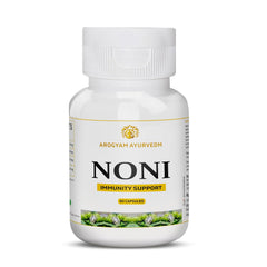 Dr. Pushp's AROGYAM AYURVEDM NONI Fruit Extract, Vitamin C - 600MG | 60 Capsules , 100gm 0.2lbs