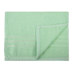 Kuber Industries Face Towel 1000 Gsm | Towels For Daily Use Workout Hand Towel | Lining Design | Pack Of 5 (Brown & Green)
