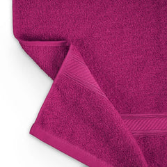 Welspun Alpha Cotton Bath Towel 450 Gsm | Soft & Absorbent Dobby Bath Towel (Raspberry)