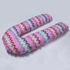 U Shaped Pregnancy Pillow, Maternity Pillow, 100% Cotton Removable Cover, Pinnacle Pink | Super Premium Pillow, Versatile Use, Pregnocare Microfibers, Breathable, Comfortable Pillow