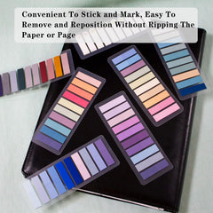 Sticky Tabs 1200pcs Page Markers, Repositionable Book Flags Tabs, Perfect For Documents & Notes