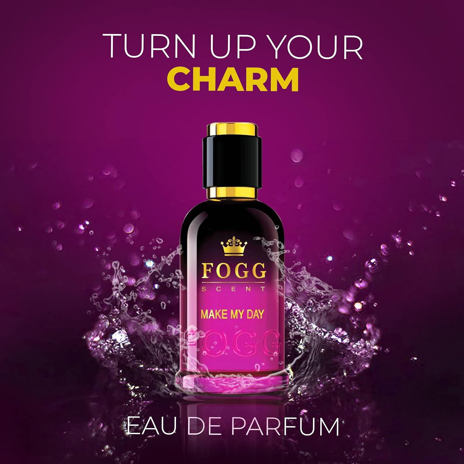 Fogg Scent Make My Day Eau De Parfum For Women 100ml 3.4 Fl.oz. Each Pack Of 2 | Long-lasting , Fresh & Powerful Fragrance | Perfect Gift For Girlfriend Fogg Scent Make My Day Eau De Parfum For Women 100ml 3.4 Fl.oz. Each Pack Of 2 | Long-lasting , Fresh & Powerful Fragrance | Perfect Gift For Girlfriend