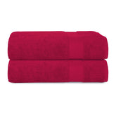 House Of Terry 100% Cotton Bath Towel 1000 Gsm | Quick Dry, Soft & Absorbent, Fade-Resistant, Skin-Friendly, For Men & Women Towel (Paradise Pink) - Pack Of 2