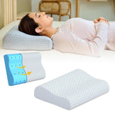 Cervical Pillow, Ventilated Cooling Gel Memory Foam Pillow, Grey - King Size | Orthopedic Pillow Neck Support Pillow For Sleeping, Neck & Shoulder Pain, Durable, Long Lasting - Pack Of 1