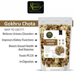 Online Quality Store Ghokru Chota, Tribulus Terrestris Seeds Raw, Small Caltrops, 100 % Pure, Natural, Helps Improve Digestion & Gives Relief From Intestinal Gas | 900gm 1.9lbs