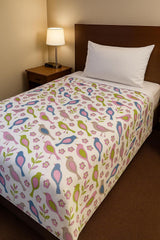 Cotton Bed Sheet For Single Bed - 60 X 90 Inches, Multicolor | Premium Sustainable 100% Cotton Fabric - Beautiful & Soft Touch, Perfect For Everyday Use