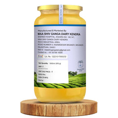 100% Natural Desi Hallikar Cow Ghee By Go Fresho | High In Vitamins A, D & Healthy Desi Ghee Good For Weight Managements | (500ml) 16.9 Ounce | Jar Pack