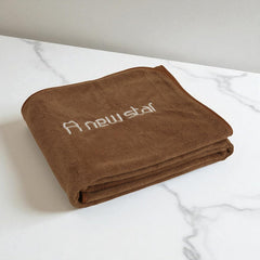 Hanker Premium Microfiber Bath Towel Large Size 500gsm | Multipurpose Use Gym, Bath, Beach, Swimming, Workout Towel (Brown)