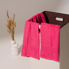 Kopa By Bianca 100% Cotton Soft Terry Towel Bath Towel L D`Ross 900 Gsm | Super Absorbent, Lightweight, Odour Free Bath Towel (Pink) - 2 Pcs
