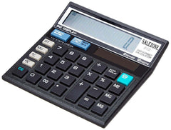 Salezone® 12 Digit Calculator With 120 Steps Check Function And Special Buttons For Grand Total (GT), Mark Up (MU) Check And Correct Function Desktop Calculator (3 Years Warranty)