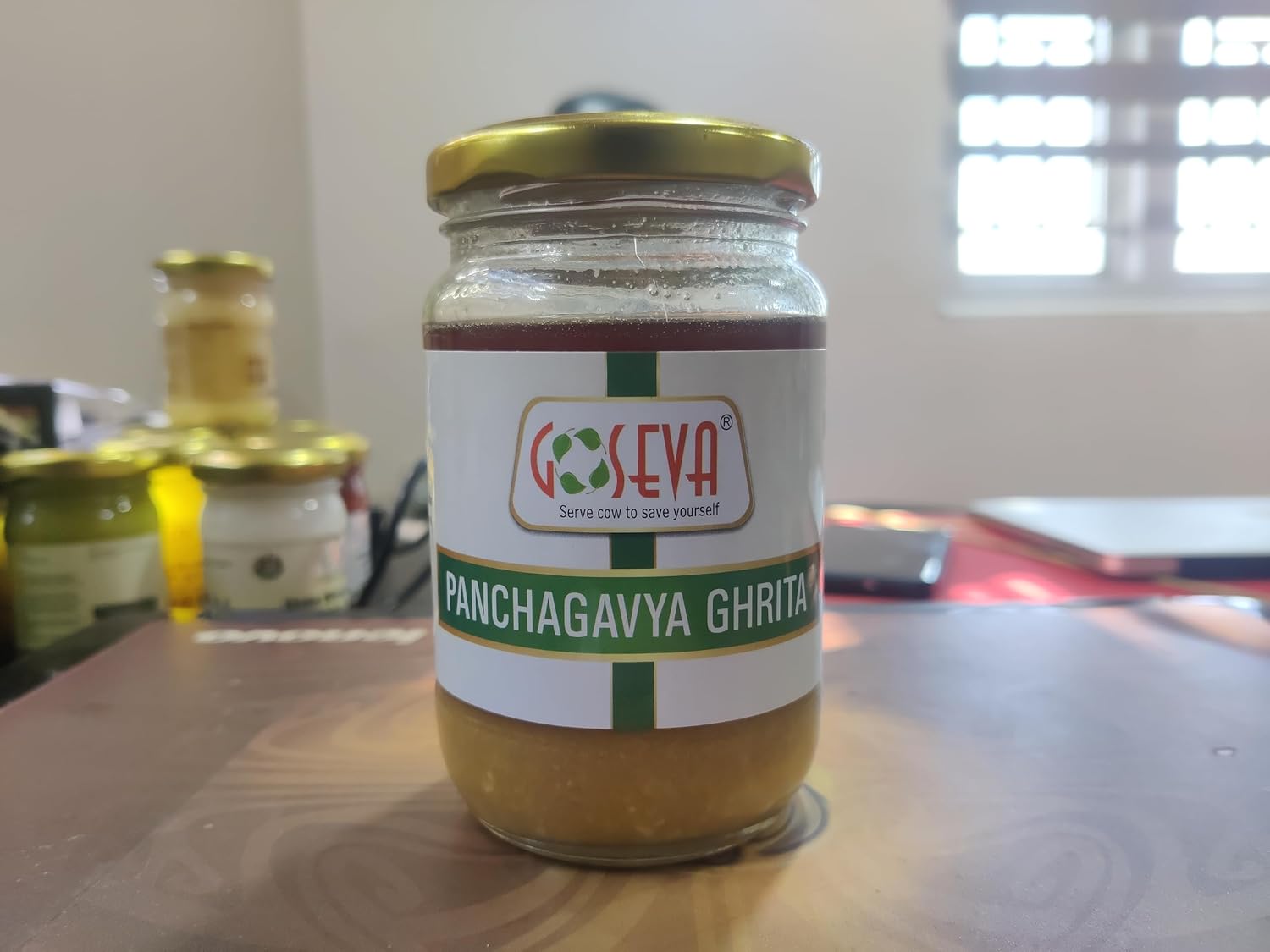 100% Natural Panchgavya Ghrita Cow Ghee By Goseva | High In Protein Fiber Healthy Desi Ghee Good For Heart Health | 500ml (250ml * 2) 16.9 Ounce | Jar Pack 100% Natural Panchgavya Ghrita Cow Ghee By Goseva | High In Protein Fiber Healthy Desi Ghee Good For Heart Health | 500ml (250ml * 2) 16.9 Ounce | Jar Pack
