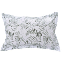 Cotton Single Bedsheets With 1 Pillow Covers - 55 X 88 Inches, Forest Green & White | Ideal For House - Bedroom, Guest Room, Perfect Gift For Festivals